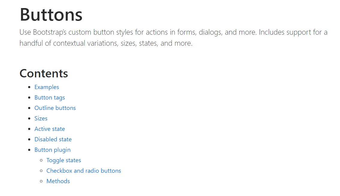 Bootstrap buttons  authoritative  records