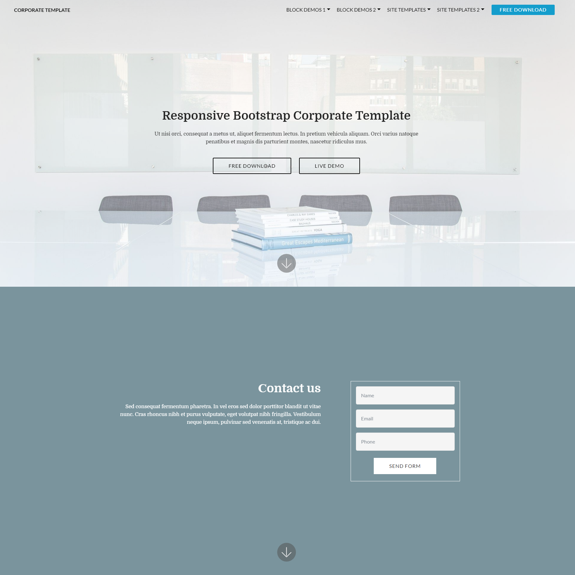 Free Download Bootstrap Corporate Templates
