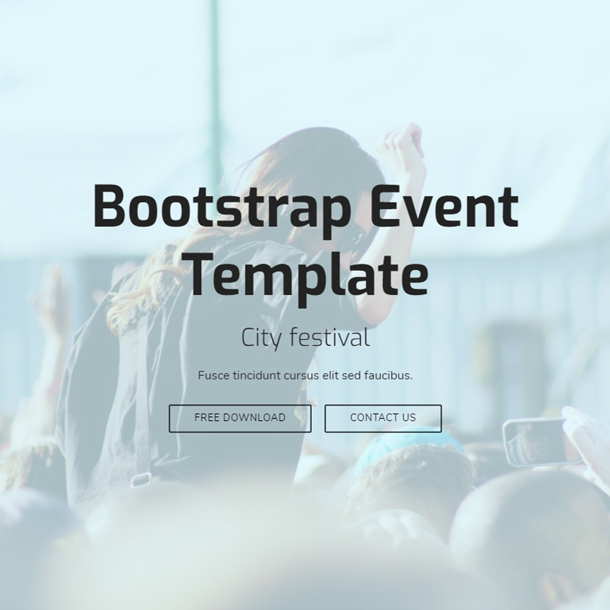 HTML5 Bootstrap Event Themes