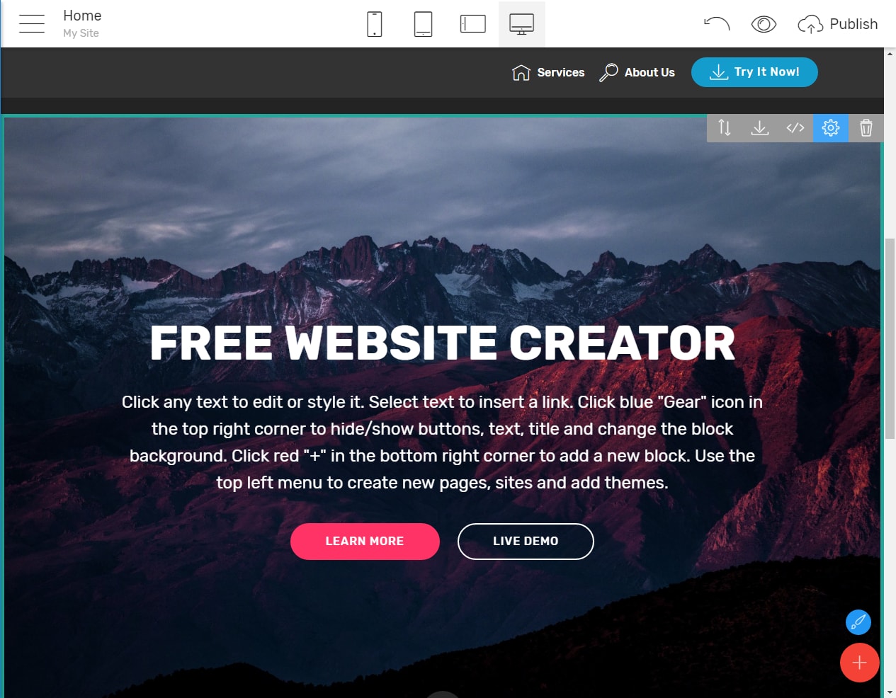 Free Site Creator