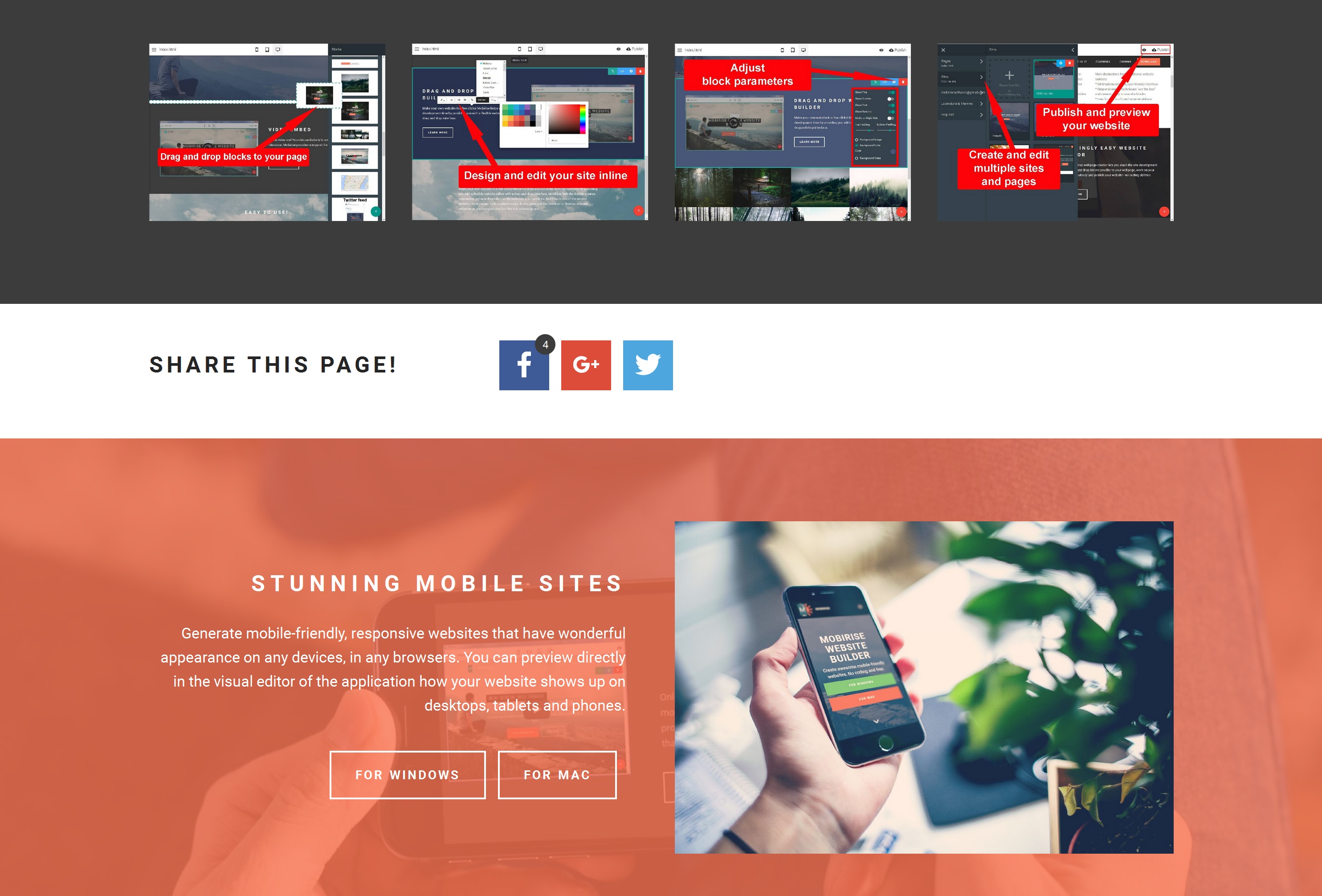  Responsive Web Page  Builder 