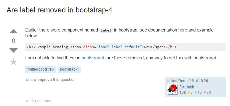  Clearing away label in Bootstrap 4