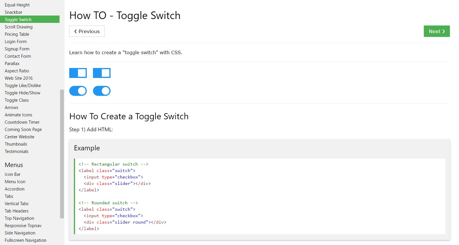  Ways to  set up Toggle Switch