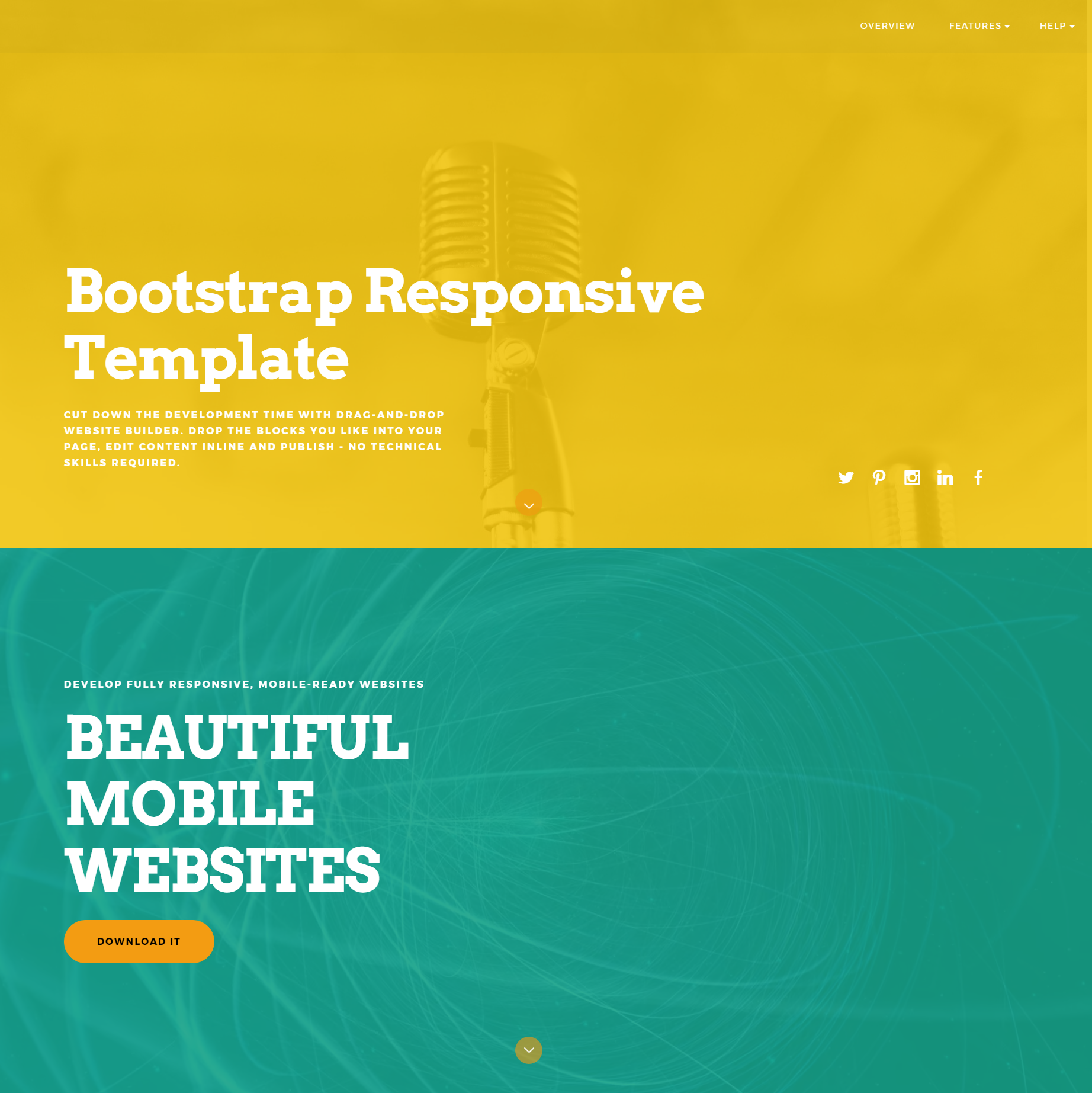 HTML Bootstrap ColorM Themes