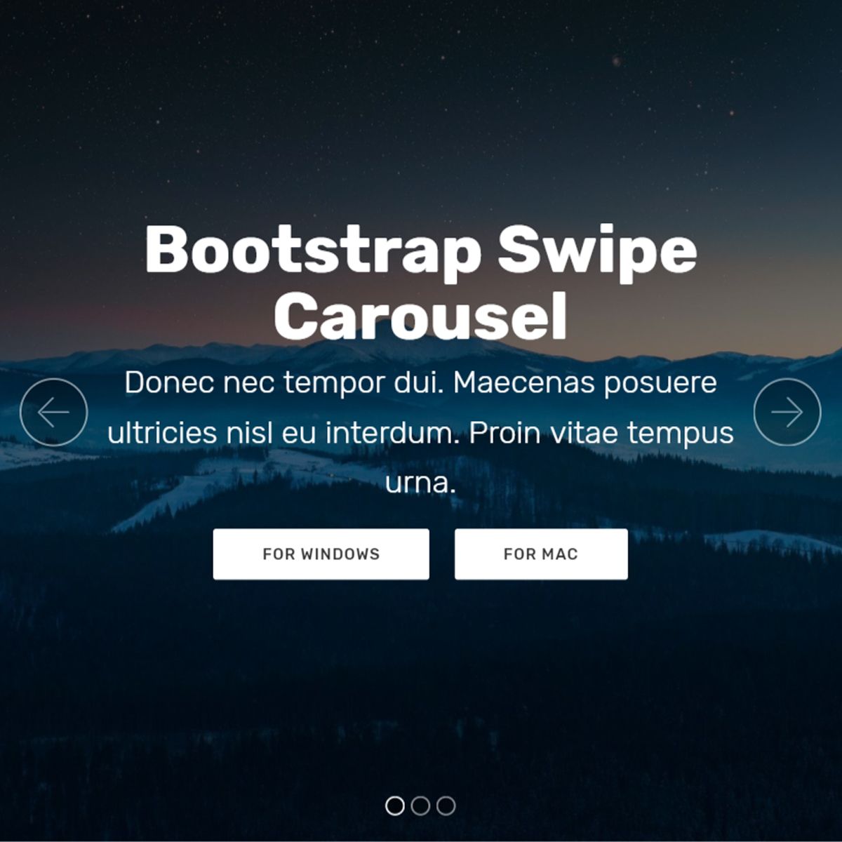 CSS Bootstrap Picture Slideshow