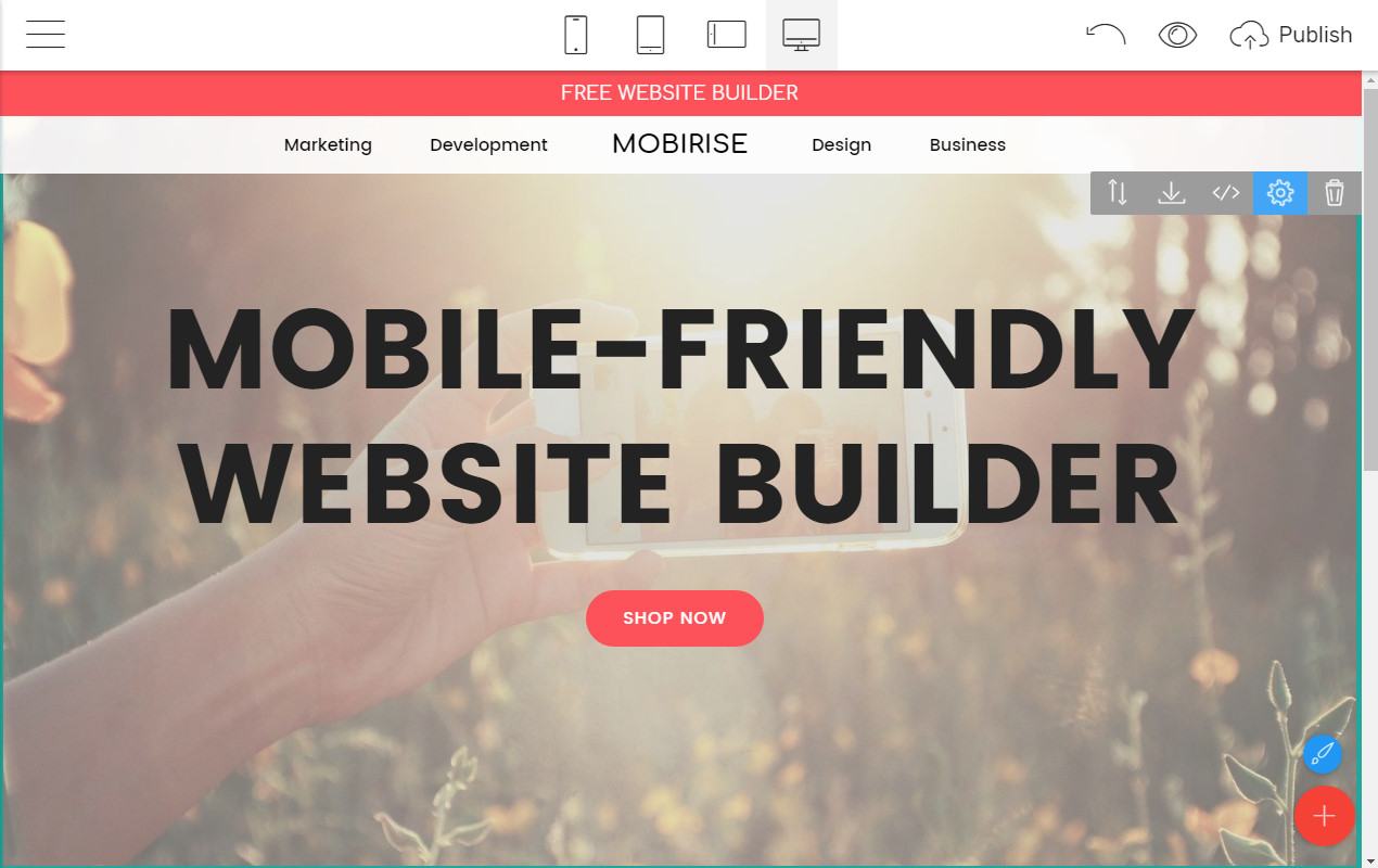 Mobile-friendly Website Creator